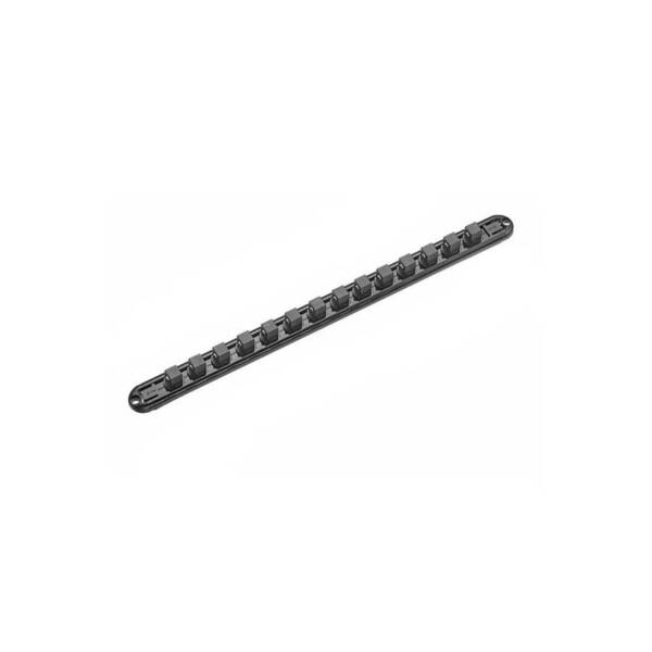 FORCE 819316M-3/8DR MAGNETIC ALUMINIUM SOCKET RAIL 16P 380MM