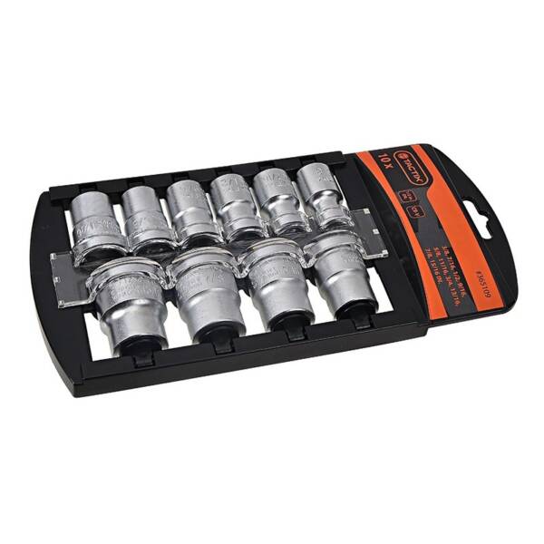 TACTIX 365111 SOCKET SET 1/2'' 10PCS