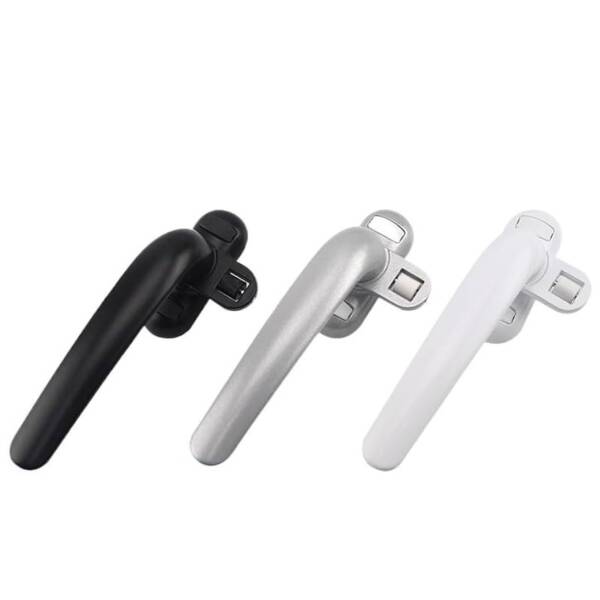 ALUMINIUM HANDLE FOR DOORS AND WINDOWS LEFT SILVER