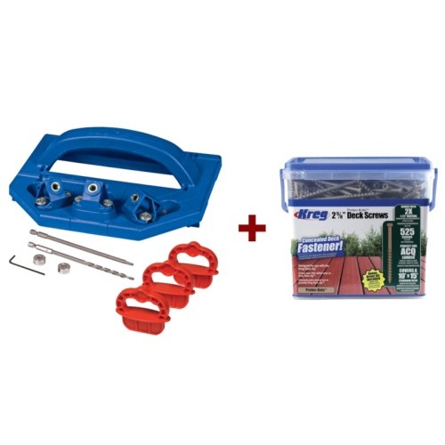 KREG® Deck Jig System + Protec-Kote Deck Screw - 51mm 700pcs
