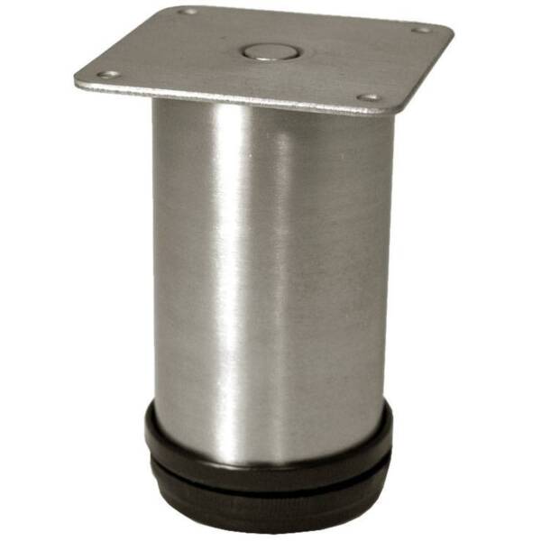 FURNITURE LEG ADJUSTABLE 2550 D.40 8X25 NICKEL BLACK