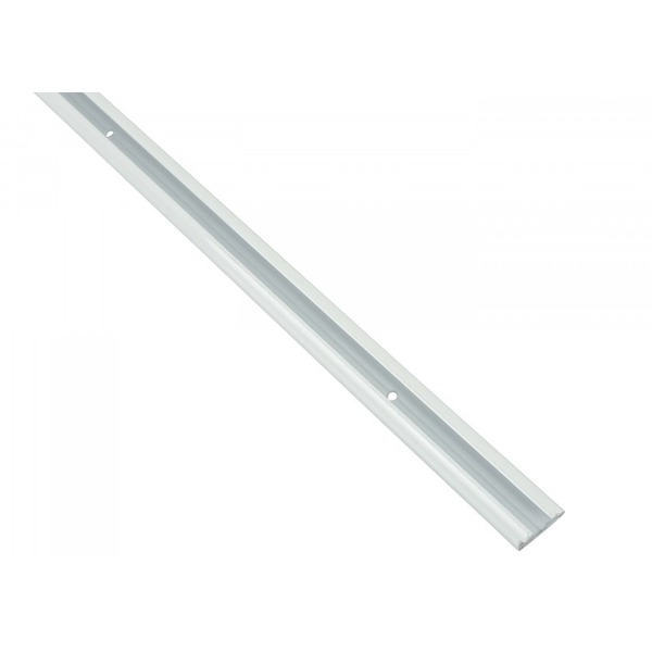 SINGLE CURTAIN TRACK WHITE 6M