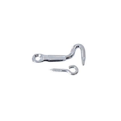 HOOK AND EYE LATCH ZINC R 1 1/2''