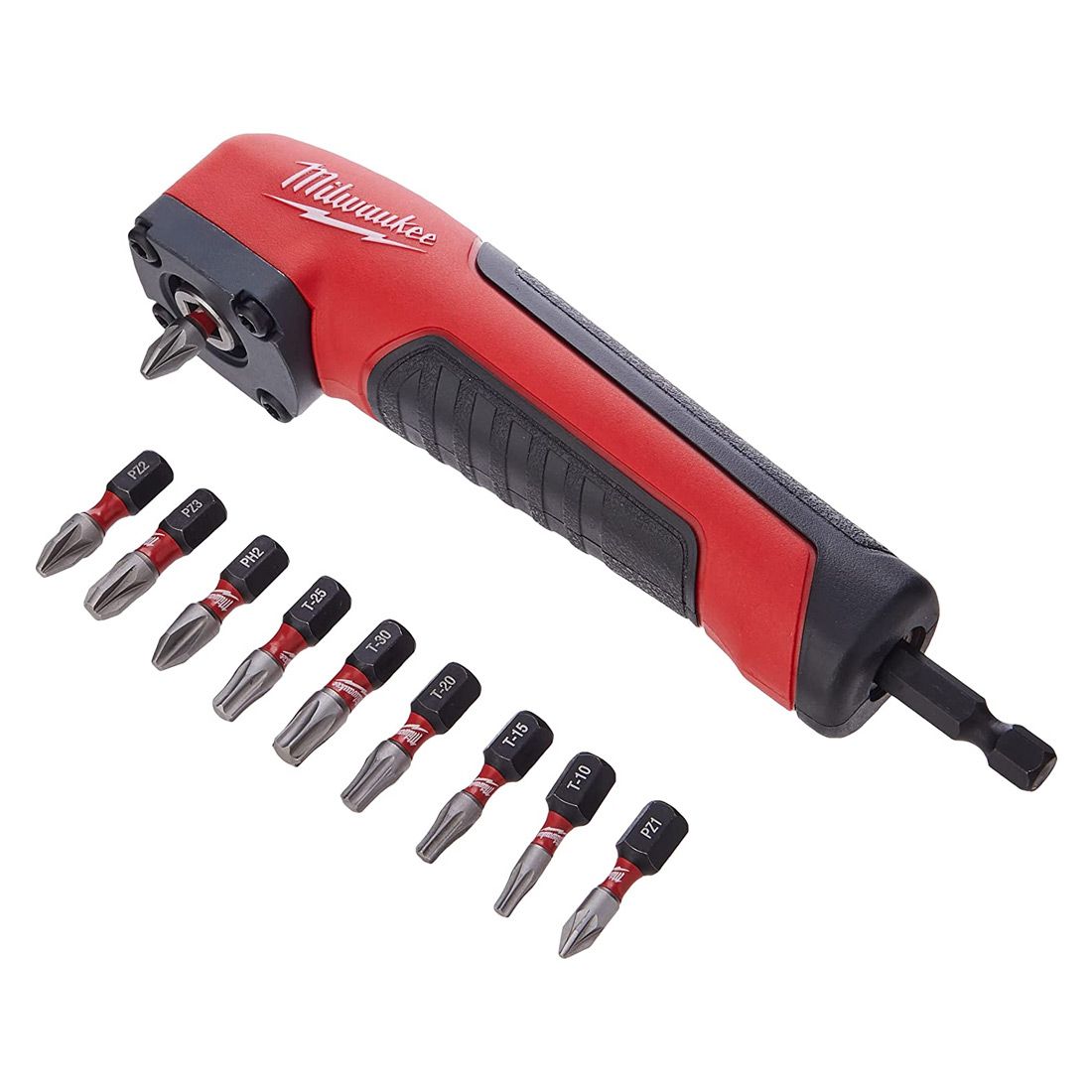 MILWAUKEE 4932471274 SHOCKWAVE RIGHT ANGLE ATTACHMENT -11PC