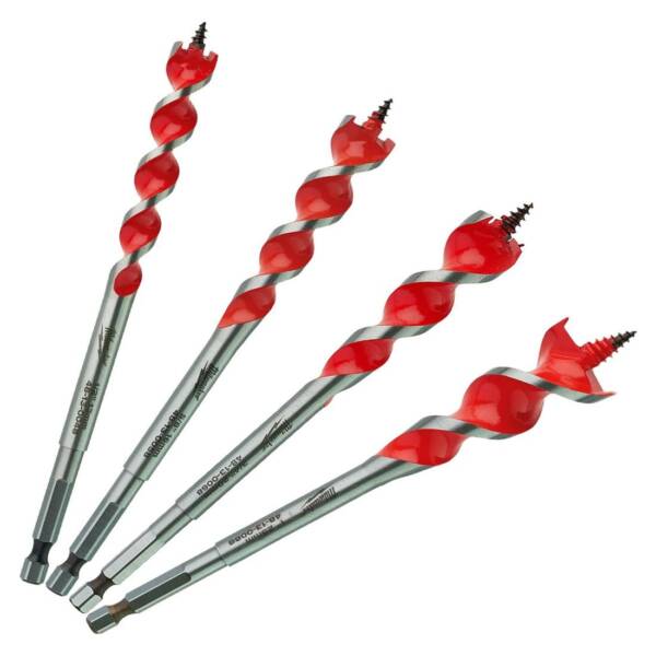 MILWAUKEE 4932479477 SET 4PCS SPEED FEED WOOD DRILL BITS