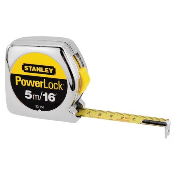 STANLEY POWERLOCK MEASURE TAPE 5M