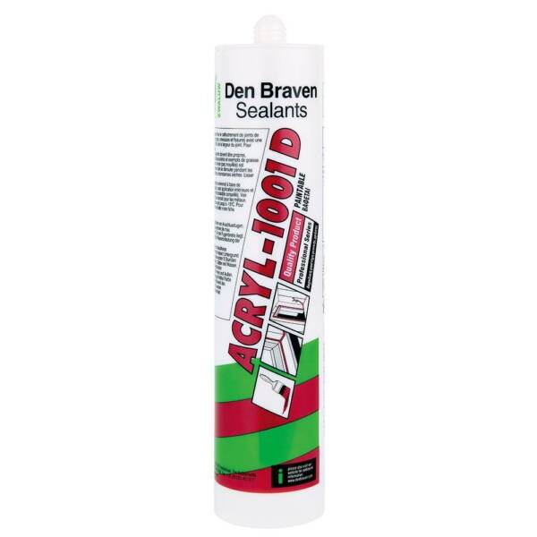DEN BRAVEN SEALANT 1001D ACRILIC WHITE 280ML