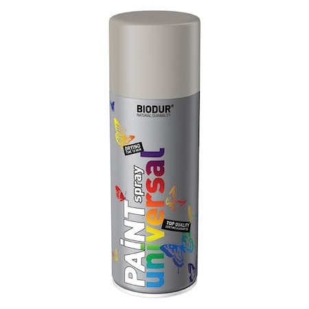 BIODUR ALUMINIUM RAL 9006 SPRAY PAINT 400ML