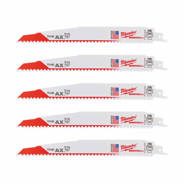 MILWAUKEE 48475026 SAWZALL BLADE AX 230MM - 5T (5PCS)