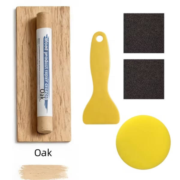 WOOD FILLER REPAIR WAX STICK OAK - KIT