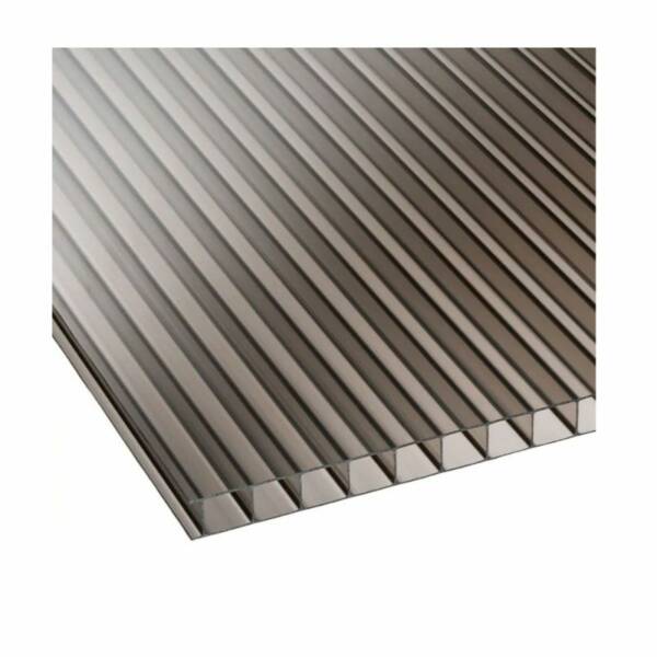 POLYCARBONATE SHEET BRONZE HOLLOW 10MM 210 X 300CM