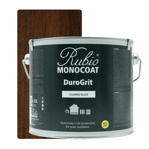 RUBIO MONOCOAT DUROGRIT CHARRED BLACK 2.5L