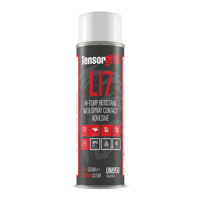 TENSORGRIP HI-TEMP RESISTANT CONTACT ADHESIVE SPRAY L17 500ML
