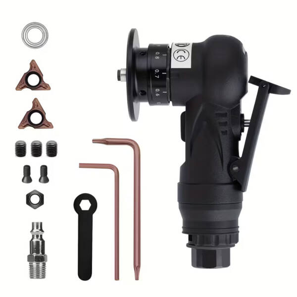 Air Deburring Tool for Metal & Wood for Arc Corner 45 Degree Linear Beveling Trimming Black