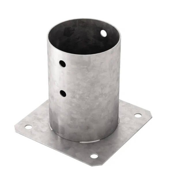 CIRCULAR POST BASE WITH BASEPLATE NR14