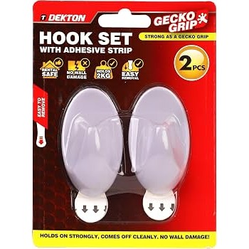 DEKTON HOOK SET WITH STRIP 2PCS