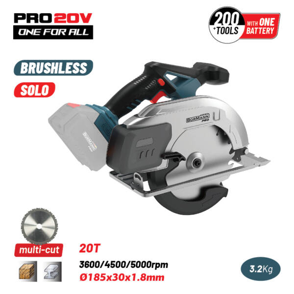 BORMANN Pro BBP5355 CORDLESS CIRCULAR SAW WOOD/METAL