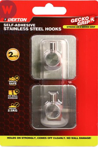DEKTON S/STEEL HOOKS 2PCS